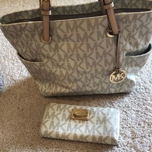 Matching MK purse and wallet